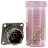 connector,metal circular,box mounting receptacle,size 12,10 #20 crimp pin cont - 70143476 - Allied Electronics, Inc.