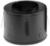 Backbox-Recessed-4in Spkr, Steel, 10in Dia x 6.75in Deep - DX104-T - Visual Sound, Inc.