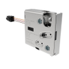 Electronic Rotary Push-to-Close Latch, Delayed Relock, Rear Trigger, Without Latch Status Microswitch, Non-sealed Connector, Thru Hole, Steel Housing, Nickel Plated - R4-EM-R732-131 - Southco