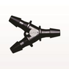 Y Connector, Barbed, Black - HY231 - Qosina Corp.