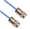 TRS SUBMINIATURE THREADED SOLDER/CLAMP PLUG TO TRS THREADED SOLDER/CLAMP PLUG M17/176-00002 .129 O.D. CABLE - MP-2098-60 - MilesTek Corporation