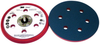 3M Stikit 20454 Hard Red PSA Disc Pad - 6 in Diameter - 3/8 in Thick - 5/16-24 External Thread Attachment - 051141-20454 - R. S. Hughes Company, Inc.