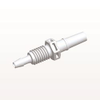 Panel Mount, Male Luer Slip, Barbed, White - PMLM3130 - Qosina Corp.