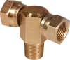 (2) 1/2" NPTF Swivel x 1/2" NPTM Tee -- 1293174 - Image