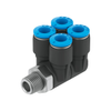 Fittings, Couplings, and Distributors - 2171-QSLV4-1/8-8-ND - DigiKey