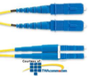 Panduit® 9&micro;m 1.6mm Duplex SC-LC Patch Cord - F9E3-10M1Y - TelephoneStuff.com