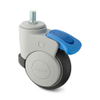 DUAL BRAKE CASTER WITH BRAKE (THREADED BOLT TYPE) - MX-125N16S - MX-125N16S - Sugatsune America, Inc.