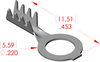Piercing Ring Terminal - 04883 - ETCO Incorporated