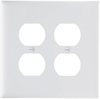 Duplex Receptacle Openings, Two Gang, White - TPJ82W - Legrand