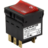 Circuit Breaker for Equipment thermal, Rocker actuation, 3 poles -- TA35 Rocker 3Pole - Image