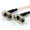 RA SMA Male to RA SMA Male Cable RG-316 Coax in 36 Inch and RoHS - FMC0404315LF-36 - Fairview Microwave Inc.