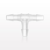T Connector, Barbed, Natural - 61405 - Qosina Corp.