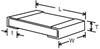 Temperature Sensing  Resistor,  PTC -- FLP Series - Image