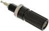 Binding Post, 15A, 5/16-32, Stud, Black; Product Range Keystone - 94F4497 - Newark, An Avnet Company