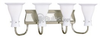 Four-Light Wall Bracket Light Fixture - P3148-09 - bulbs.com