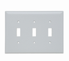 Toggle Switch Openings, Three Gang, White - SPJ3W - Legrand