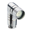 M23 Power Field Attachable Connector: Female, angled, 19-pin, silver housing, 50 V AC / 60 V DC - RKCW 190/13,5 - Belden Inc.