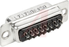 connector,d-sub,fixed contact solder cup plug,15 stamped and formed pin contact - 70144968 - Allied Electronics, Inc.