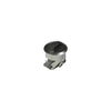 Novibra Push-to-Close Latch, Type 2 , Plastic, White Body, Black Cup, Black Handle - MP-02-103-755 - Southco