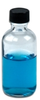 Clear Boston Round Glass Bottles with Caps - 72489 - U.S. Plastic Corporation