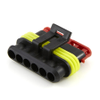 TE Connectivity AMP Superseal 1.5 mm 6-Position Plug Housing, 282090-1 - 38282 - Waytek, Inc.