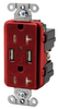 Combination Switch/Receptacle -- USB20X2R - Image