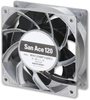 Axial Fan, High Static Pressure, Ball, 9Hv Series, 48 Vdc, 120 Mm, 38 Mm, 8.3 M3/min Rohs Compliant Sanyo -- 64W2061