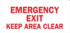 Exit & Directional Sign - 84661 - Brady Corporation