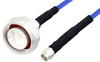 SMA Male to 7/16 DIN Male LSZH Jacketed Low PIM Cable 100 cm Length Using SR402FLJ Low PIM Coax with HeatShrink, RoHS - PE3C2007-100CM - Pasternack