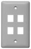 Datacommunication Face Plate -- NSP104GY - Image