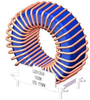 1000uH, 20%, 88 mOhm DCR, 5.4A DIP Torroid Inductor -- L201204-102MHF - Image