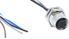 Sensor Cord, M12 Rcpt-Free End, 304.8Mm Rohs Compliant Norcomp - 71AH4182 - Newark, An Avnet Company