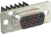AMPLIMITE HDE-20 Receptacle, 9 Position, IDC, 26-22AWG, Shielded, w/Contacts - 70041520 - Allied Electronics, Inc.