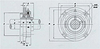 SFC / UCFCS 4-Bolt Piloted Flange Units -- SFC17 - Image