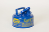 Eagle Blue Galvanized Steel 1 gal Safety Can - 8 in Height - 9 in Overall Diameter - 048441-22123 -- 048441-22123 - Image