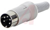 DIN Plug; Plug; 5; Male; Plastic (ROHS) - 70214232 - Allied Electronics, Inc.