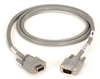 10FT M/F DB9 9-Conductor Straight-Wire Stranded Cable EMI/RFI Hood -- EGM12D-0010-MF - Image