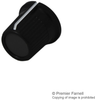 Knob, 16Mm, Black, Cap 6.4 Shaft; Shaft Type Multicomp - 73M9595 - Newark, An Avnet Company
