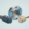 Subminiature C-type Multipin Feedthrough Kit, 9 Pins, 1.33″ Conflat Flange with Air-side and UHV Cable Assemblies - A2139-1-KIT - MPF Products, INC.