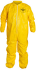 Dupont Safespec QC125S YL Yellow 3XL Tychem QC Chemical-Resistant Coveralls - Fits 30 1/4 in Chest - 31 in Inseam - QC125SYL3X001200 - QC125SYL3X001200 - R. S. Hughes Company, Inc.