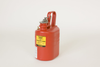 Eagle Red HDPE 1 gal Safety Can - 13 in Height - 6 in Overall Diameter - 048441-26001 - 048441-26001 - R. S. Hughes Company, Inc.