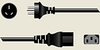Australian Detachable Power Cord -- A7302 - Image