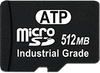 ATP 512MB Micro SD Card Industrial Grade SLC -- 96FMMSDI-512M-ET