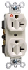 Duplex/Single Receptacle -- IG5362-W - Image