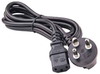 6ft AFSNIT 107-2-D1 (Denmark 3 pin) to C13 with H05VV-F 0.75mm&sup2; - P-2612-06B - SFCable.com