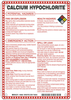 Brady B-120 Fiberglass Reinforced Polyester Rectangle White Chemical, Biohazard, Hazardous & Flammable Material Sign - 7 in Width x 10 in Height - TEXT: CALCIUM HYPOCHLORITE - 48853 -- 754476-48853