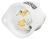 Locking Flanged Male Base Inlet - 4716MB - Hubbell Incorporated