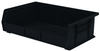 Akro-Mils Akrobin 60 lb Black Industrial Grade Polymer Hanging / Stacking Storage Bin - 10 7/8 in Length - 16 1/2 in Width - 5 in Height - 1 Compartments - 30255 BLACK - 30255 BLACK - R. S. Hughes Company, Inc.
