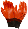 Ansell Winter Hi-Viz 23-491 Orange 10 Jersey Mechanic's Gloves - Wing Thumb - PVC/Vinyl Full Coverage Coating - 076490-05309 - 076490-05309 - R. S. Hughes Company, Inc.