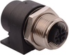 Sensor Connector, M12, Rcpt, 3Pos, Panel; Product Range Norcomp - 32AK3535 - Newark, An Avnet Company
